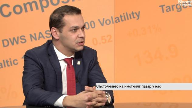Георги Янков, експерт недвижими имоти. Снимка: Bloomberg TV Bulgaria 