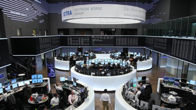 First Day Of Trading In 2010 At Frankfurt Stock Exchange