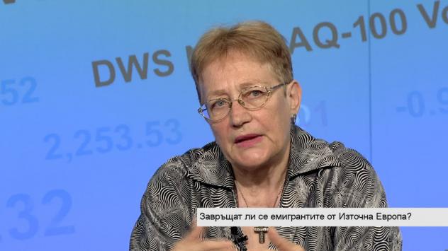 Проф. Искра Белева, БАН. Снимка: Bloomberg TV Bulgaria