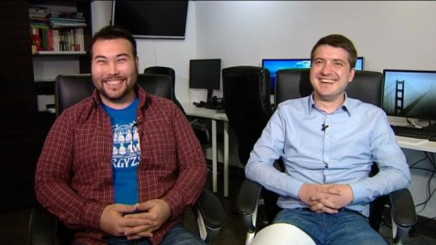 Мирослав Джоканов и Любомир Ваньов, основатели на Shkolo.bg. Снимка: Bloomberg TV Bulgaria