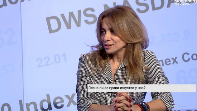 Мирослава Кацарова, джаз изпълнител. Снимка: Bloomberg TV Bulgaria 