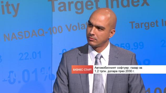 Никола Караманов, инженер в областа на изкуствения интелект и автомобилния софтуер, Visteon. Снимка: Bloomberg TV Bulgaria