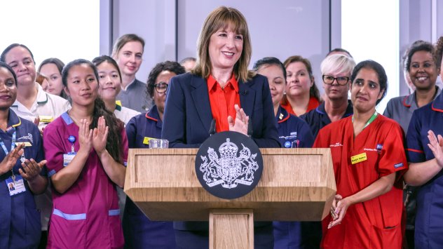 Финасовият министър на Великобритания Рейчъл Рийвс. Снимка: Bloomberg