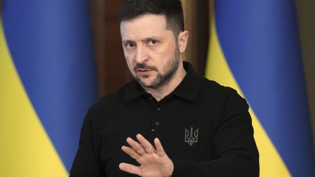 Володимир Зеленски, президент на Украйна, говори на пресконференция в Киев, Украйна, в четвъртък, 17 април 2025 г. Снимка: Bloomberg LP