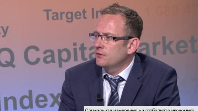 Д-р Рори Фицджералд, директор на Европейското социално изследване. Снимка: Bloomberg TV Bulgaria