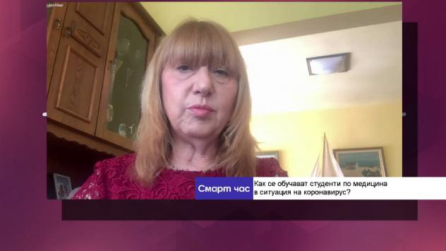 Проф. Анелия Клисарова, преподавател в МУ-Варна и министър на образованието и науката в периода 2013-2014 г. Снимка: Bloomberg TV Bulgaria