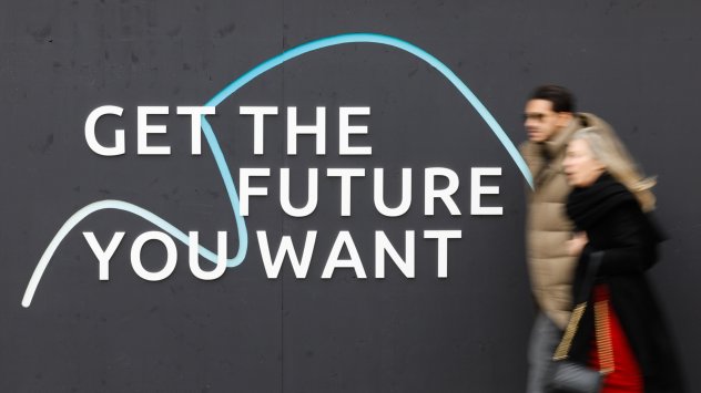 Той беше част от повечето заглавия в Давос през тази