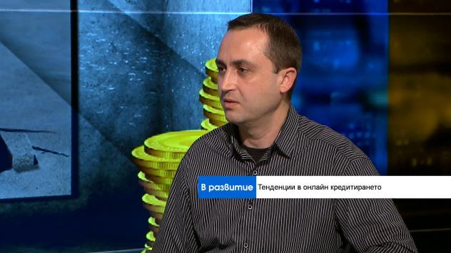 Иван Стойков, старши финансов анализатор в MoitePari.bg. Снимка: Bloomberg TV Bulgaria