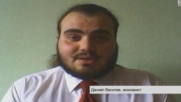 Икономистът Даниел Василев. Снимка: Bloomberg TV Bulgaria