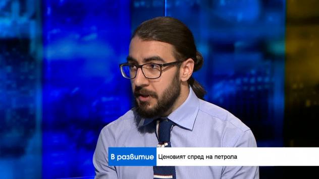 Георги Райков, анализатор в Карол Капитал Мениджмънт. Снимка: Bloomberg TV Bulgaria 