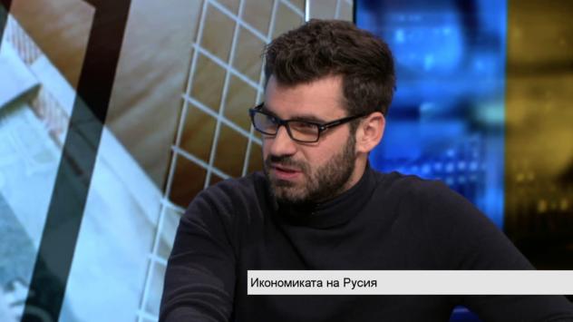 Кузман Илиев, пазарен анализатор, водещ на предаването Boom &amp; Bust. Снимка: Bloomberg TV Bulgaria