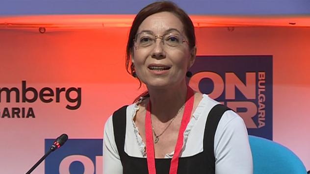 Радка Карагьозова, директор и съосновател на училище Николай Рьорих. Снимка: Bloomberg TV Bulgaria 