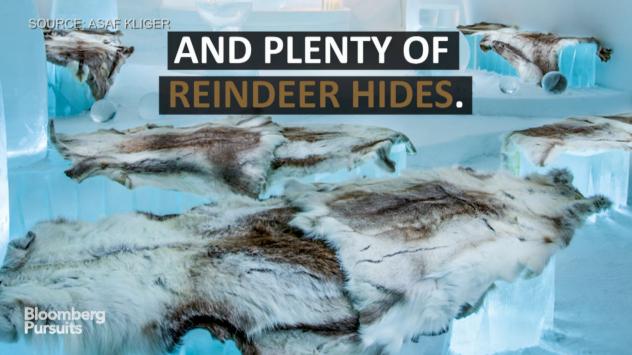 Icehotel, Швеция. 22 декември 2016. Снимка: Bloomberg TV