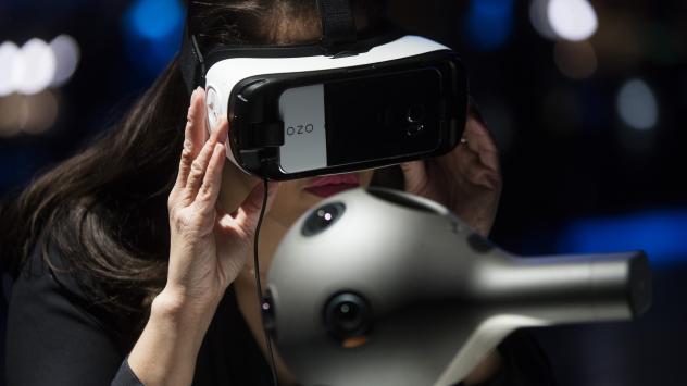 Камера за виртуална реалност OZO. Снимка: Simon Dawson/Bloomberg