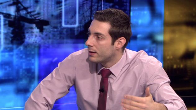 Владимир Сиркаров, водещ на Boom&amp;Bust. Снимка: Bloomberg TV Bulgaria 