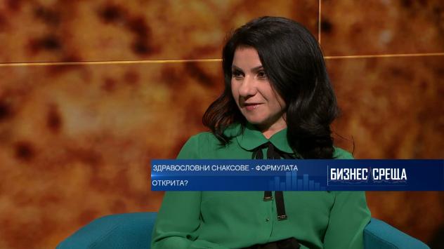 Калина Иванова, съосновател на Снак Арт. Снимка: Bloomberg TV Bulgaria