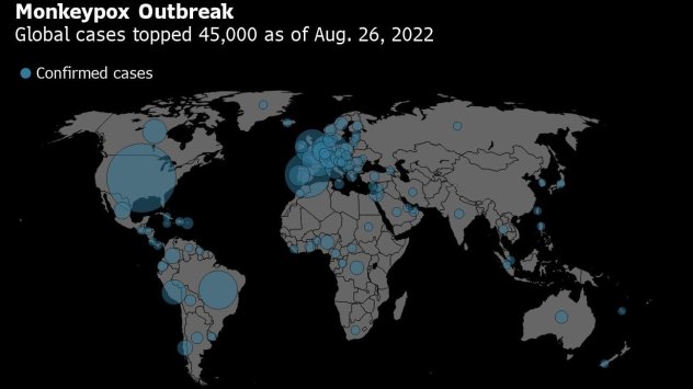 От само шепа инфекции в началото на май маймунската шарка