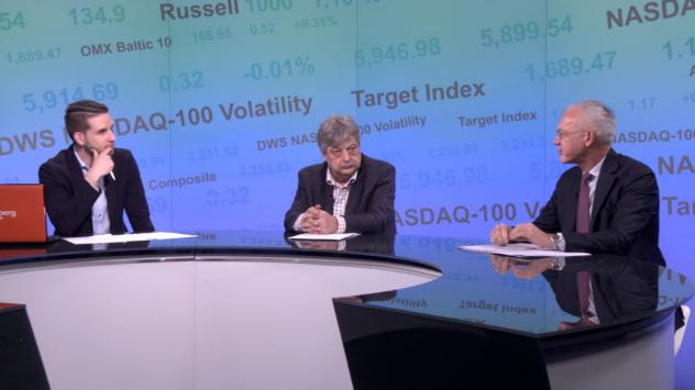 Васил Велев, председател на АИКБ, и Любен Томев от КНСБ. Снимка: Bloomberg TV Bulgaria 