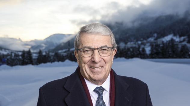 Роджър Кар, председател на BAE Systems. Давос, 24 януари 2018. Photographer: Simon Dawson/Bloomberg