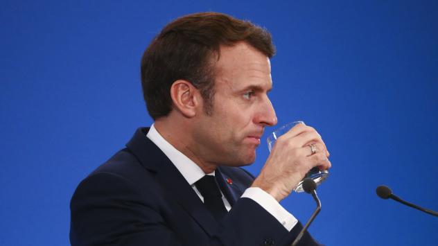 Френският президент Еманюел Макрон. Снимка: Hollie Adams/Bloomberg