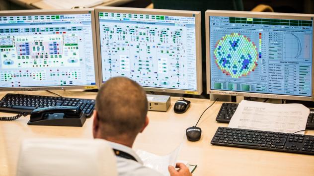 Контролната зала на АЕЦ. Снимка: Akos Stiller/Bloomberg