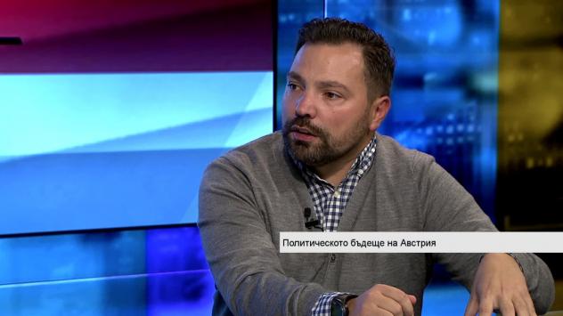 Даниел Стефанов, координатор на ЕСВП София. Снимка: Bloomberg TV Bulgaria 