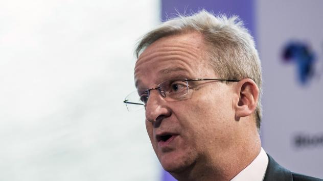 Майк Браун, гл. изп- директор на Nedbank Group Ltd. Кейптаун, Южна Африка, 24 февруари 2016. Photographer: Waldo Swiegers/Bloomberg 