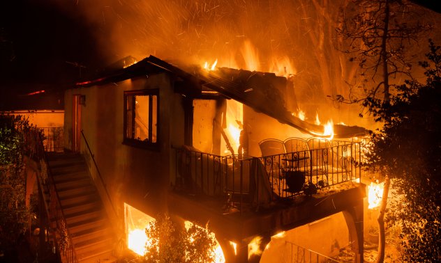 Разрушенията от пожарите в Лос Анджелис в снимки