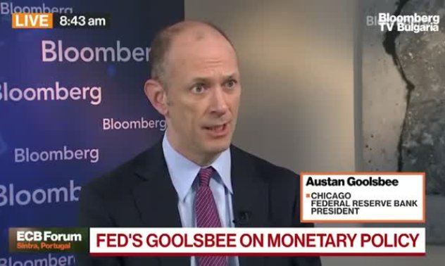 Голсби: В момента имаме поредица подобрени данни за инфлацията.