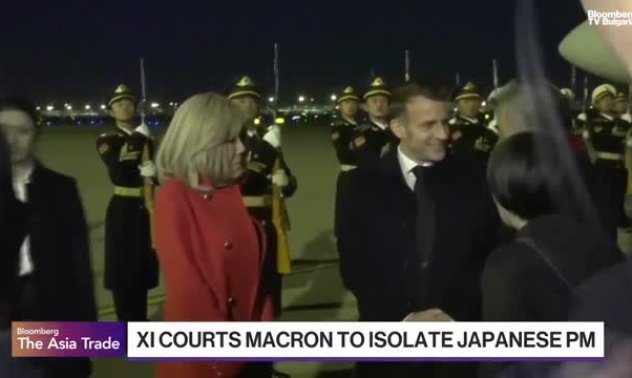 Макрон се опитва да балансира между интересите на Китай и Япония