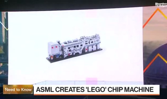 ASML създаде модел на TWINSCAN EXE5000 в стил лего