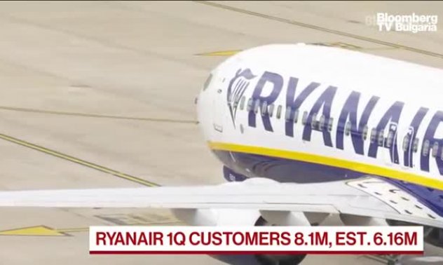 Ryanair летя с 73% затоварване през Q2