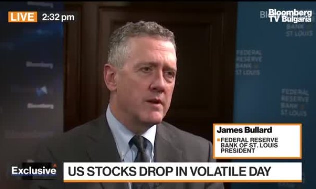 Булърд каза, че Фед трябва да следва обявения график