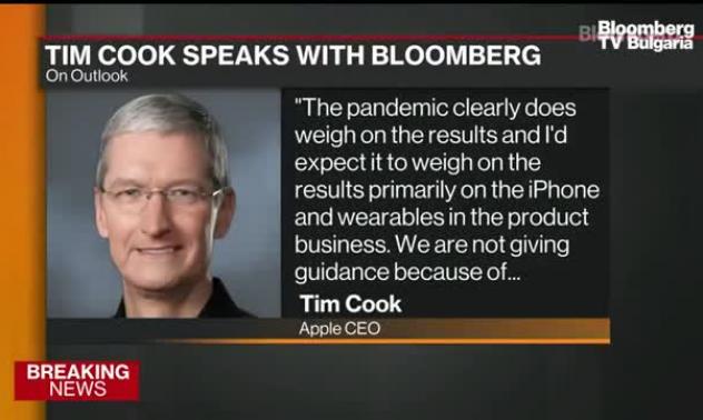Тим Кук: Пандемията навреди на iPhone, помогна на iMac