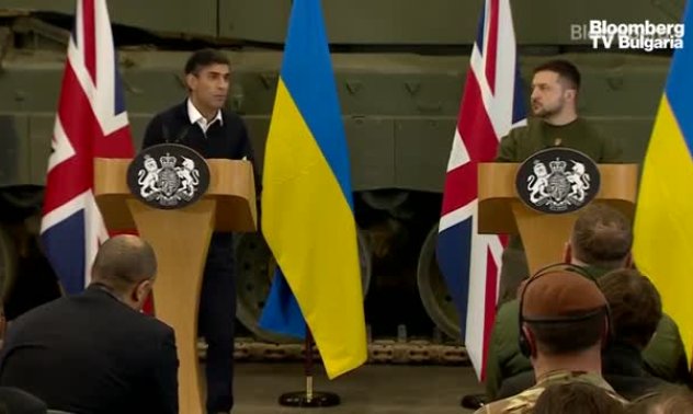  Сунак: Украйна се нуждае от ракети с дълъг обсег, за да победи