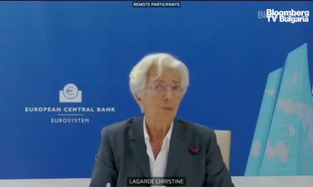 ЕЦБ очаква реалният БВП на еврозоната да се възстанови през 2022