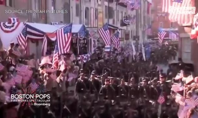 Паметникът на полк. Шоу от 54 полк в Бостън