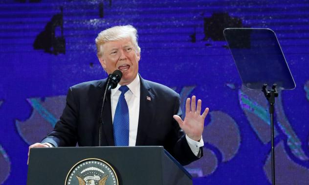 Какво каза Тръмп в речта си по време на срещата на АТИС