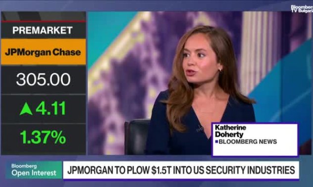 JPMorgan обеща $1.5 трлн в американската сигурност