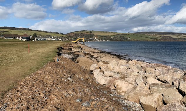 Шотландският голф потъва в морето