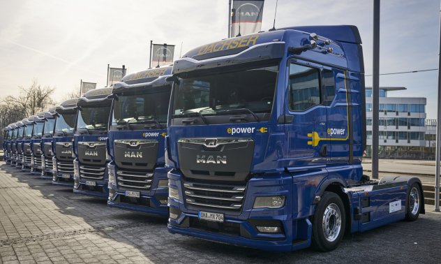DACHSER внедрява 12 електрически камиона MAN eTGX ultra-low-liner