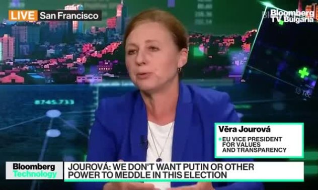 Вера Йоурова: Не искаме Путин или други враждебни сили да се намесват в eвропейските избори, част 1