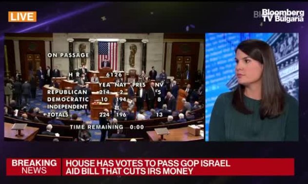 Камарата на представителите прие пакет от помощ за Израел на стойност 14 милиарда долара