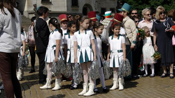 <p>Мажоретки от 42 ОУ &quot;Хаджи Димитър&quot;-София.</p>
