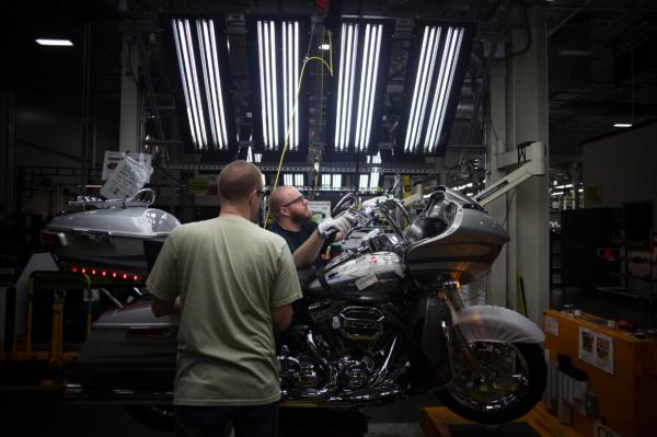 <p>Harley-Davidson Inc., най-големият американски производител на мотоциклети планира да отвори 200 магазина на развиващите се пазари до 2020.</p>

<p>Photographer: John Taggart/Bloomberg</p>
