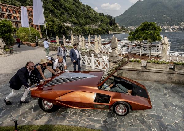 <p>Lancia Stratos от 1970. Concorso D&#39;Eleganza 2018, Вила д&#39;Есте, Чернобио, Италия. 26 май, 2018. Photographer: Alberto Bernasconi/Bloomberg.</p>
